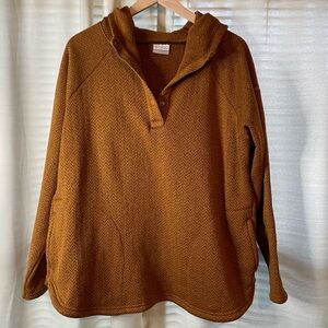 Columbia Women’s 1X Printed Pullover Fleece Sherpa Jacket